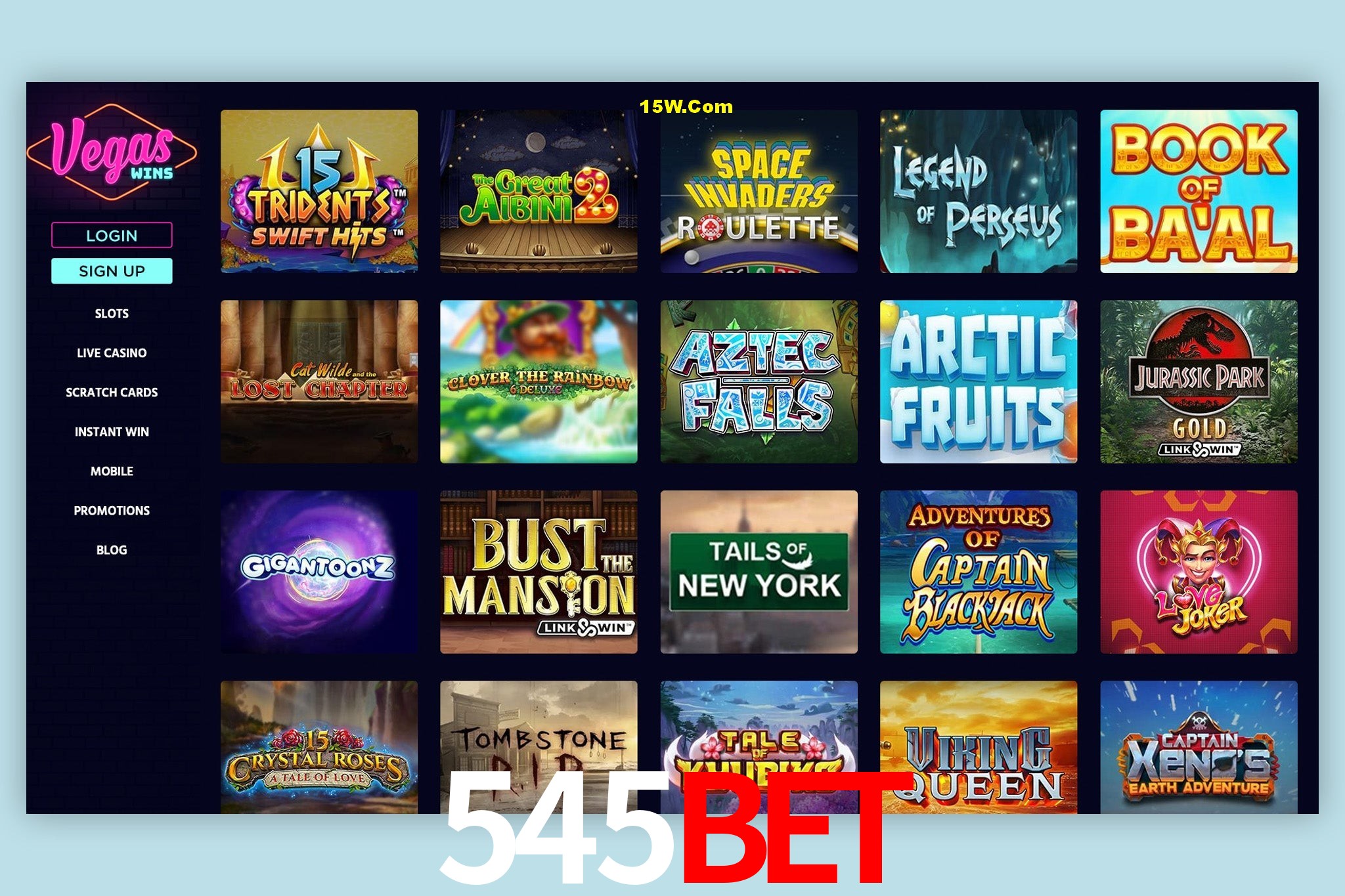 Game Providers 545Bet